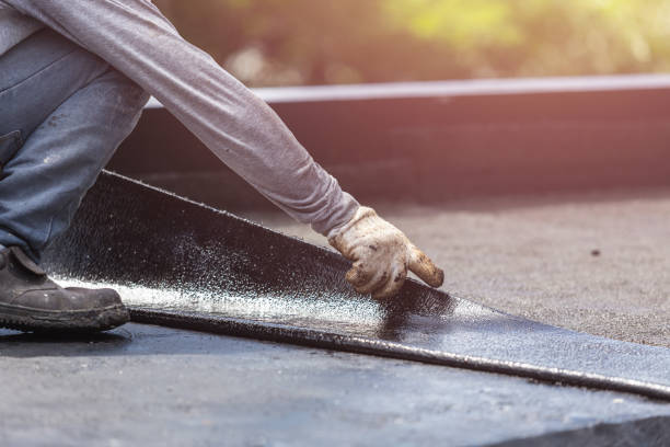 Professional Waterproofing technician working in Broadway, OH